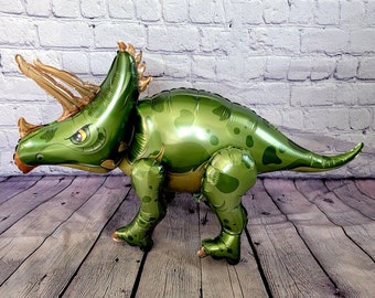 Dinosaurusballon JUMBO Mylar Walking Folie Ballonnen - GROEN
