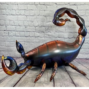 Palloncino gigante scorpione / Articoli e decorazioni per feste / Scienza per feste di compleanno per bambini, insetti, insetti, studio dell'entomologia