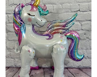 Jumbo Unicorn Mylar Balloon: Party Decor, Kids Birthday Gift