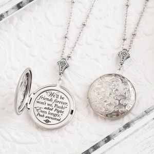 Friendship Necklace We'll Be Friends Forever Won't We Pooh Even Longer ...