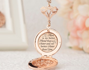 There Is No Better Friend Than A Sister Sister Gift Sister Necklace Sister Birthday Gift Sister Gift From Sister Sister Jewelry Unique Gifts