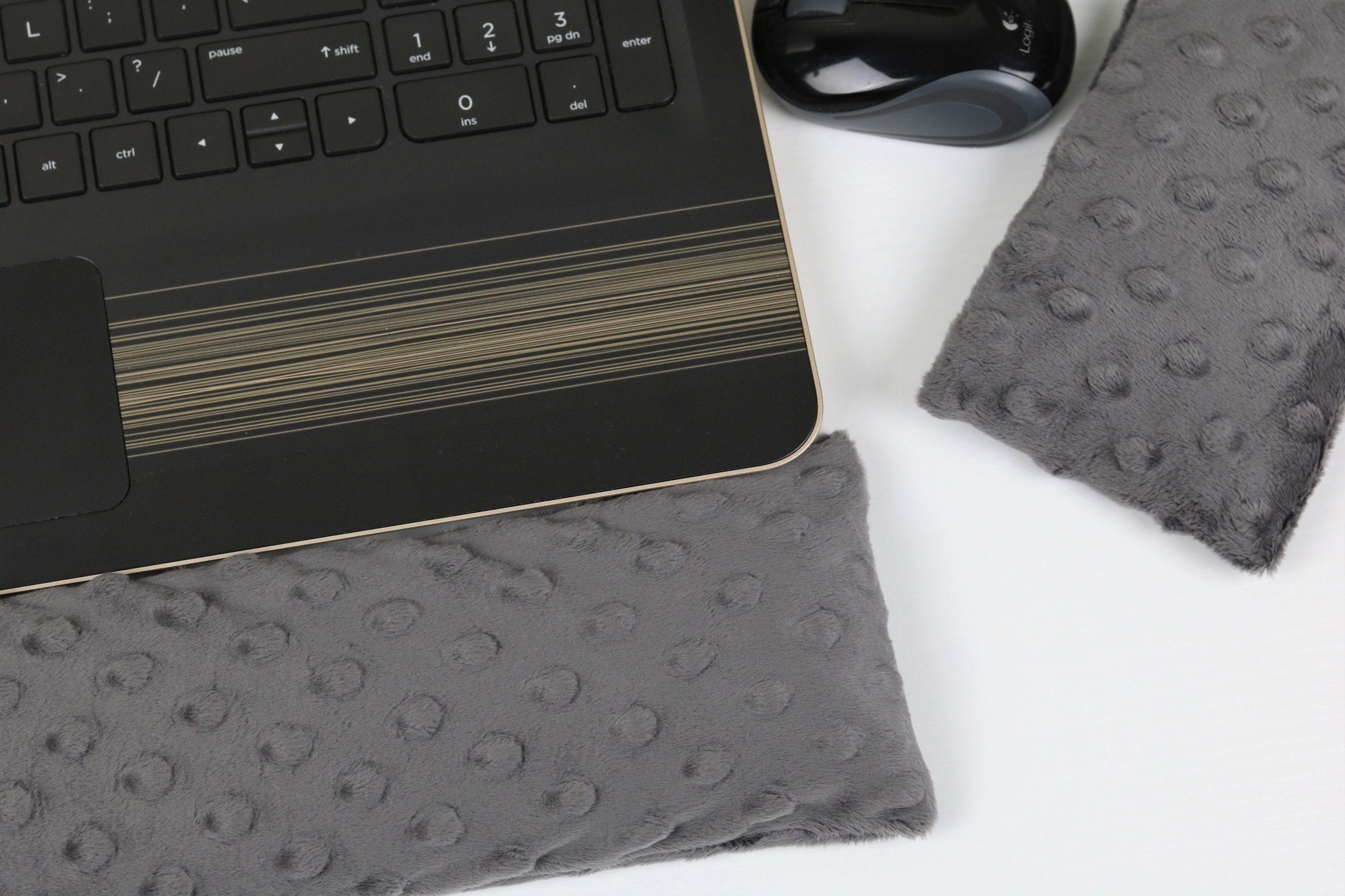 The Original Washable Wrist Rest Set Charcoal Gray Wrist Etsy