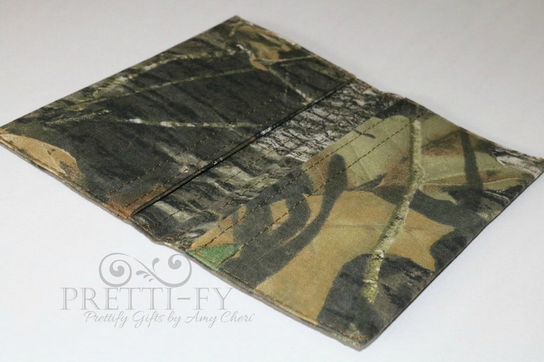 Mossy Oak Camoflage Checkbook Cover Camo Check Cover Green Etsy
