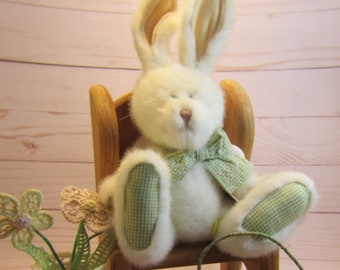 Boyds Bearware, Keylime Thumpster, Rabbit, Tags Intact, Excellent Vintage Condition, Baby Nursery decor