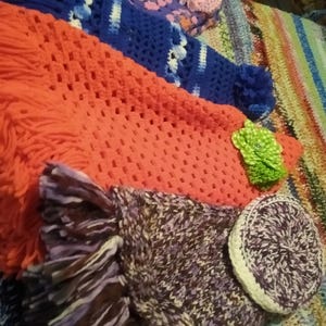 Choice of4 Hand Made Ponchos, Capes, Shawls, Back to School, Cottagecore