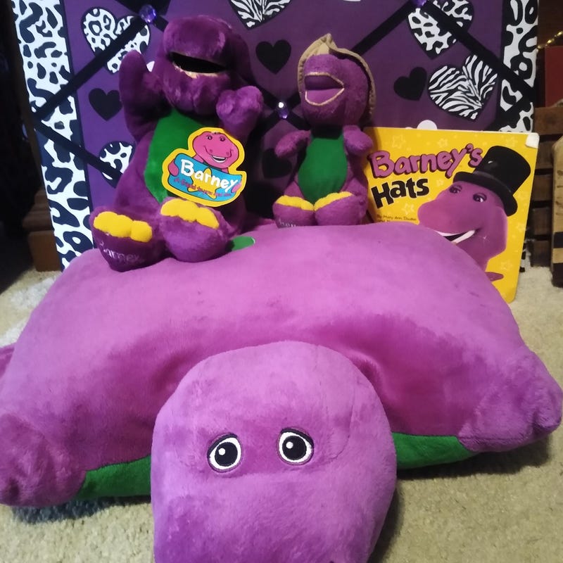 Barney Plush - Etsy