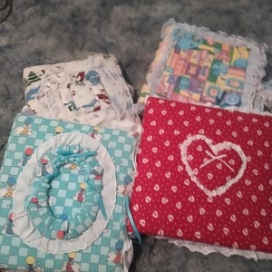 Choice of 3 Handmade Padded Photo Album,  Noahs Ark Or Dogs Flying with Balloons Or Red Hearts