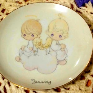 Adorable Vintage Precious Moments Collector Plates, 1980&#39;s, Choice of 10