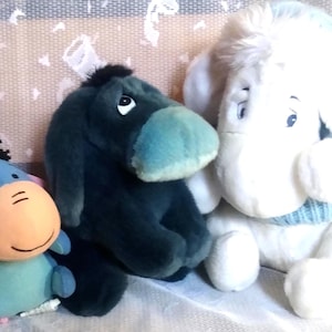 Enchanting Eeyore Plush From Winnie the Pooh, Choice of 3, Vintage
