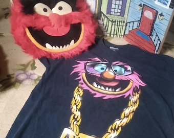 Disney Animal Muppet Plush Pillow, Animal Bling T-Shirt XL