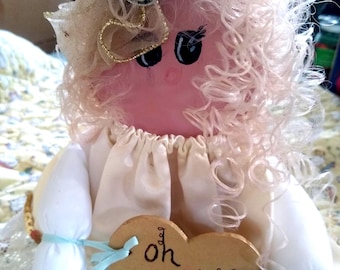 Vintage Angels, Antique Fabric Angel Dolls