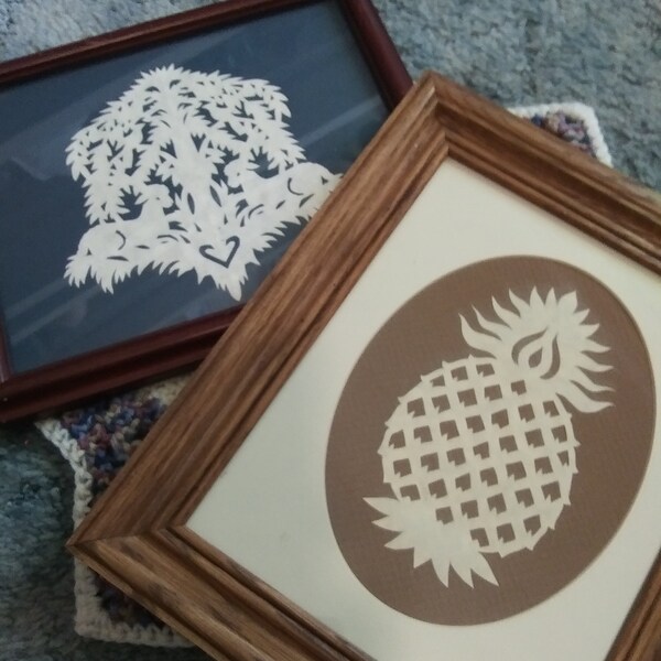 Scissor Cut Art Etsy