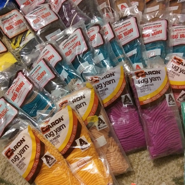 Latch Hook Yarn Etsy