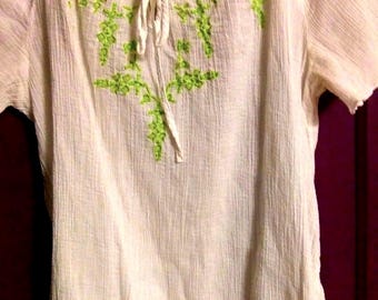 Vintage Blouses, Costume Party Outfit, Retro Women's Tops, Cover-ups, Choice of 3