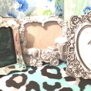 EXCELLENT CONDITION Metal Frames, 3D, Detailed, Vintage, NIB, 3 Choices
