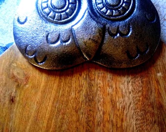 Tabla de cortar/embutir de madera Vintage Owl The Global Market Kitchen Collection