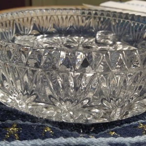 Vintage Princess House Crystal Candle Holder: 3-Lite Tapered Design