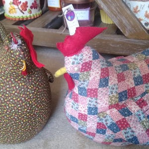 Quilted Kitchen Chicken: Handmade Farmhouse Decor