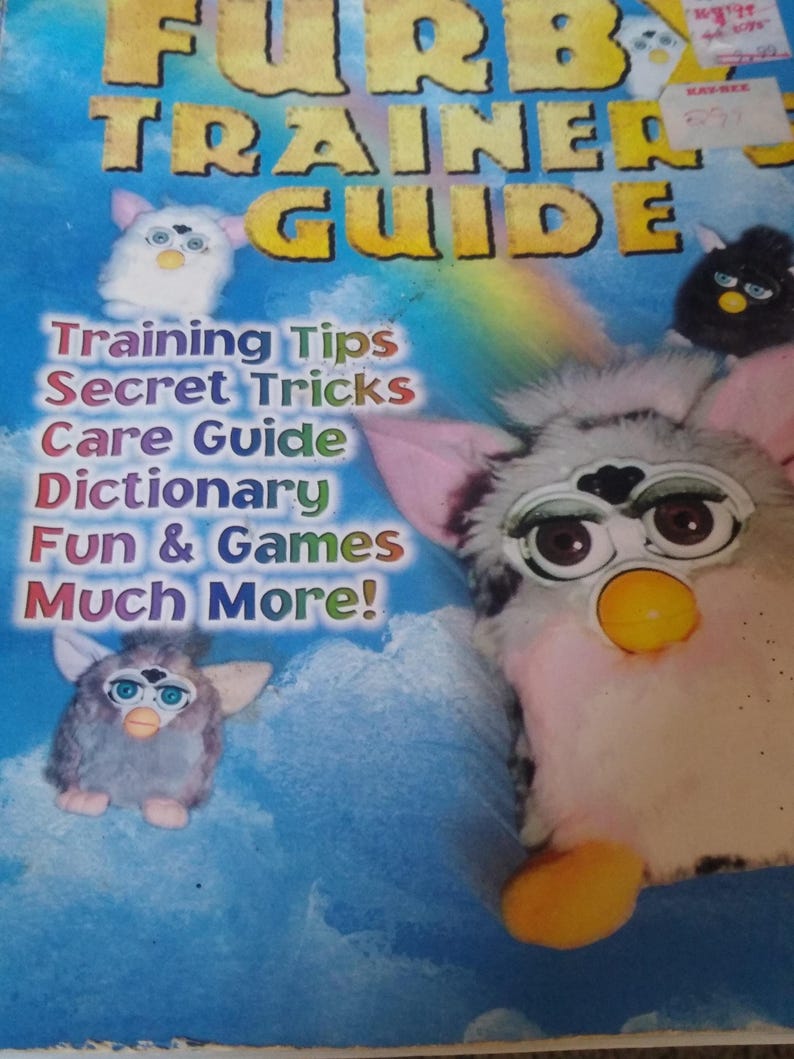 Vintage Furbies 1990s Lamb, Boom, Furby Trainer's Guide & Carrier - Etsy