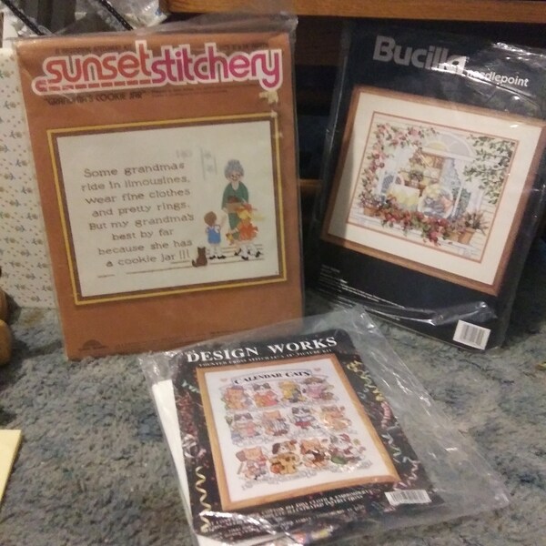 Vintage Needlepoint Etsy