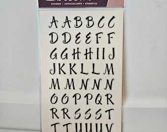 Scrapbooking stickers-letters