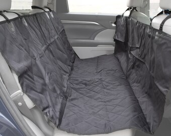 Dog Car Seat & Trunk Cover - Back Seat Cargo Protector For Cars Trucks SUV - Hammock Version - Heavy Duty, Scratchproof, Waterproof