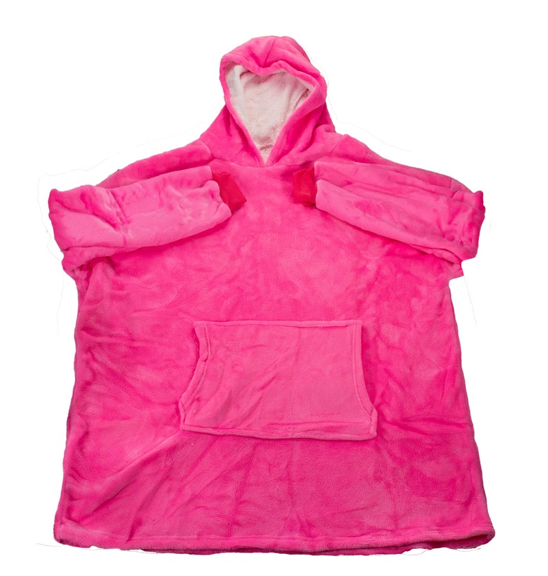 Soft Comfortable Hoodie Sherpa Oversized Wearable Blanket Etsy