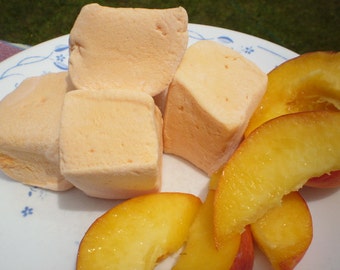 Peach marshmallows homemade sweets