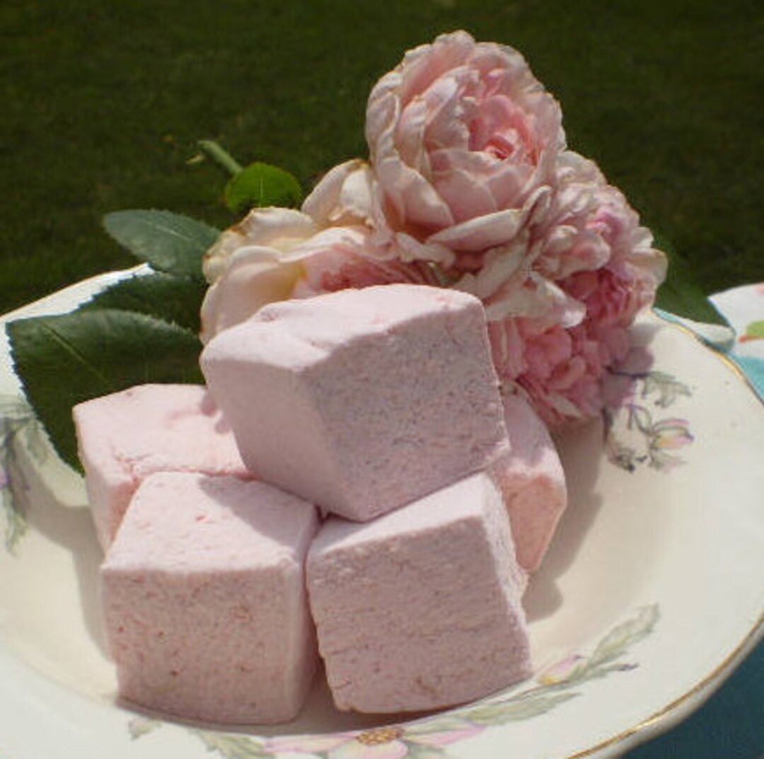 Rose Marshmallows Made to Order Gourmet Candy Etsy
