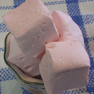 Strawberry marshmallows handmade gourmet candy