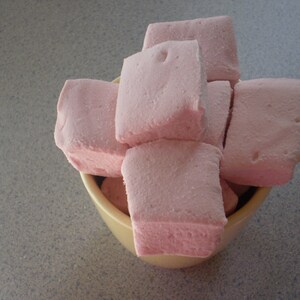Vanilla Bean Marshmallows pink handcrafted candies
