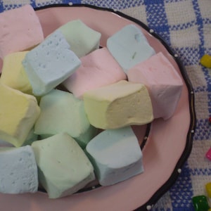 Bubble gum marshmallows handmade candy