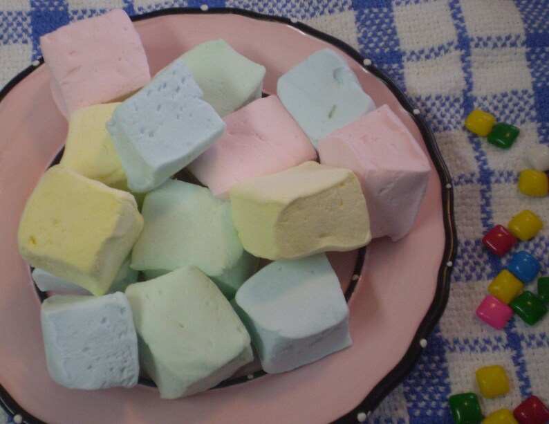 Bubble gum marshmallows handmade candy image 1