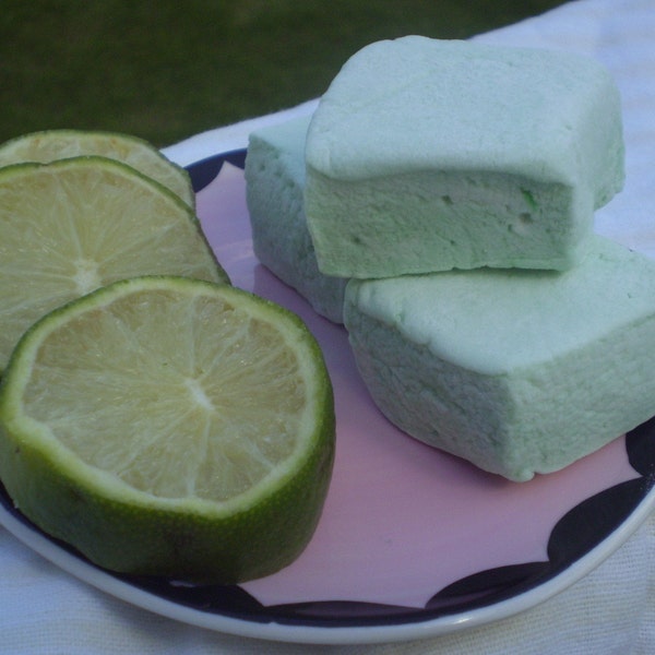 Key Lime Marshmallows handmade candy