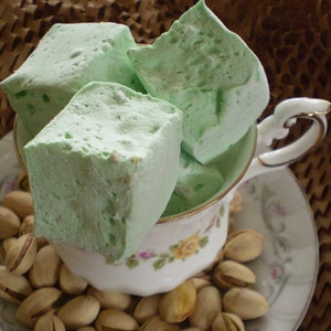 Pistachio marshmallows confection candy green