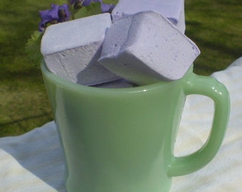 Violet marshmallows gourmet handmade confection