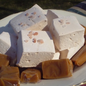 Salted Caramel Marshmallows 18 piece handmade candy