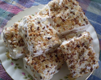 Toasted Coconut marshmallows 18 piece handmade candy