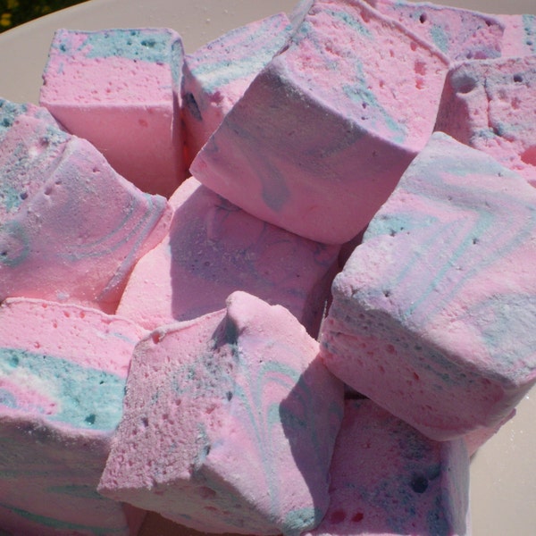 Cotton Candy Swirl Marshmallows homemade candy 18 piece