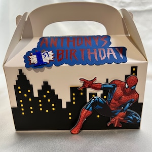 Spider-Man Favor Boxes