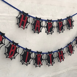 Spider-Man Birthday Banner