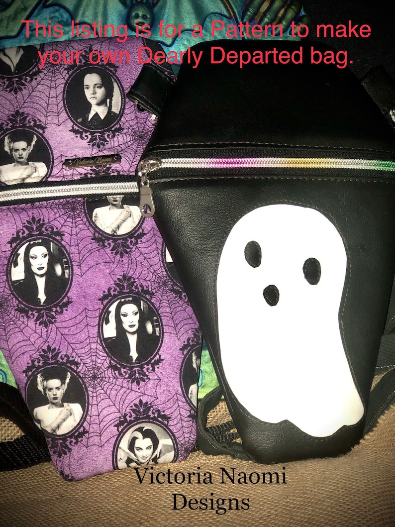 Dearly Departed: Coffin Cross-body Bag Pattern. DIGITAL DOWNLOAD—no physical item ships image 3
