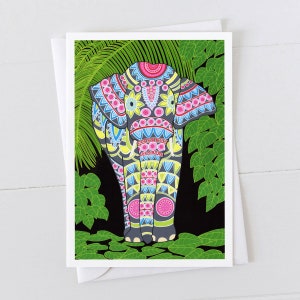 Tarjeta de elefante indio 2