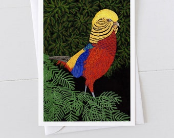 Golden Pheasant Card