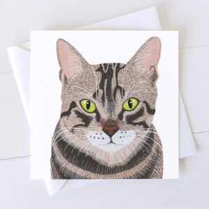 Gatto soriano - Biglietto di auguri