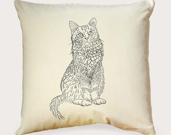 Cat Cushion Cover