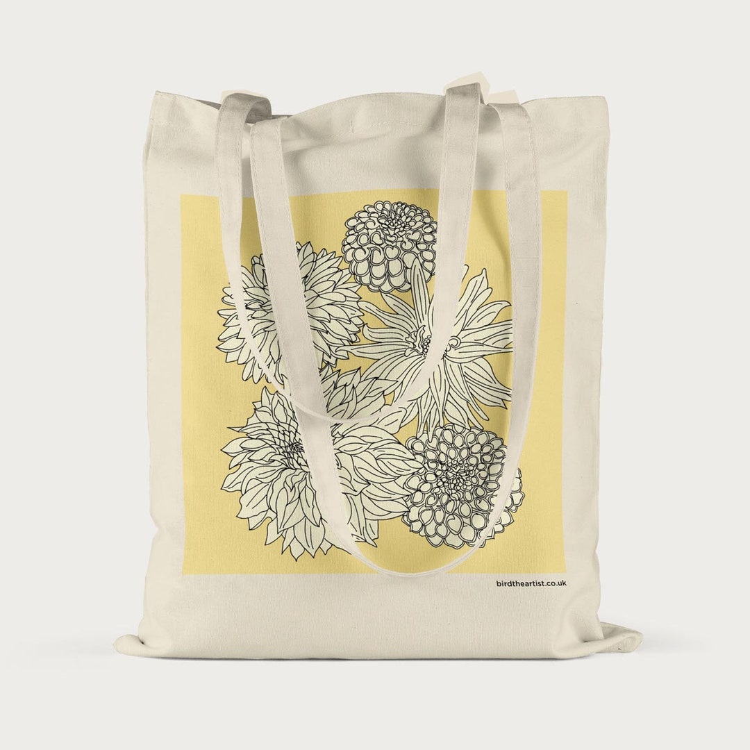 ★hai★ Dahlia Bag Light Yellow Dahlia Bag - Soft Yellow - Etsy