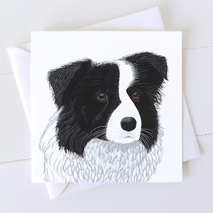 Border Collie - Grußkarte