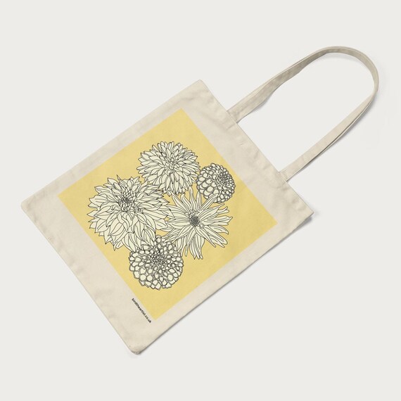 ★hai★ Dahlia Bag Light Yellow Dahlia Bag - Soft Yellow - Etsy