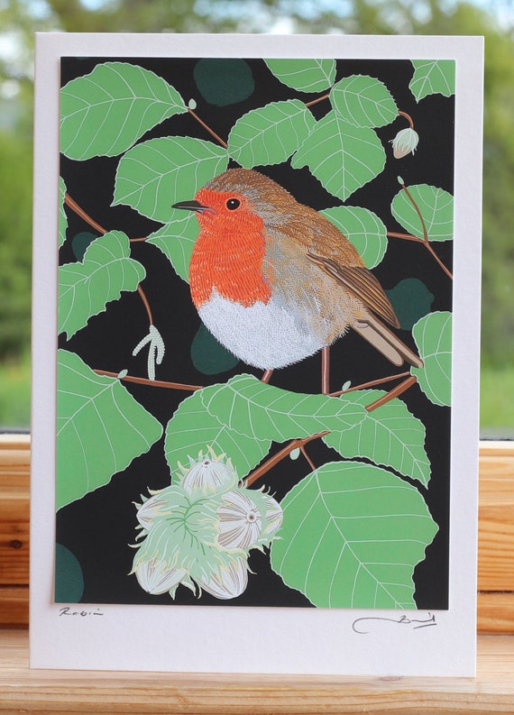 Robin Hand Card